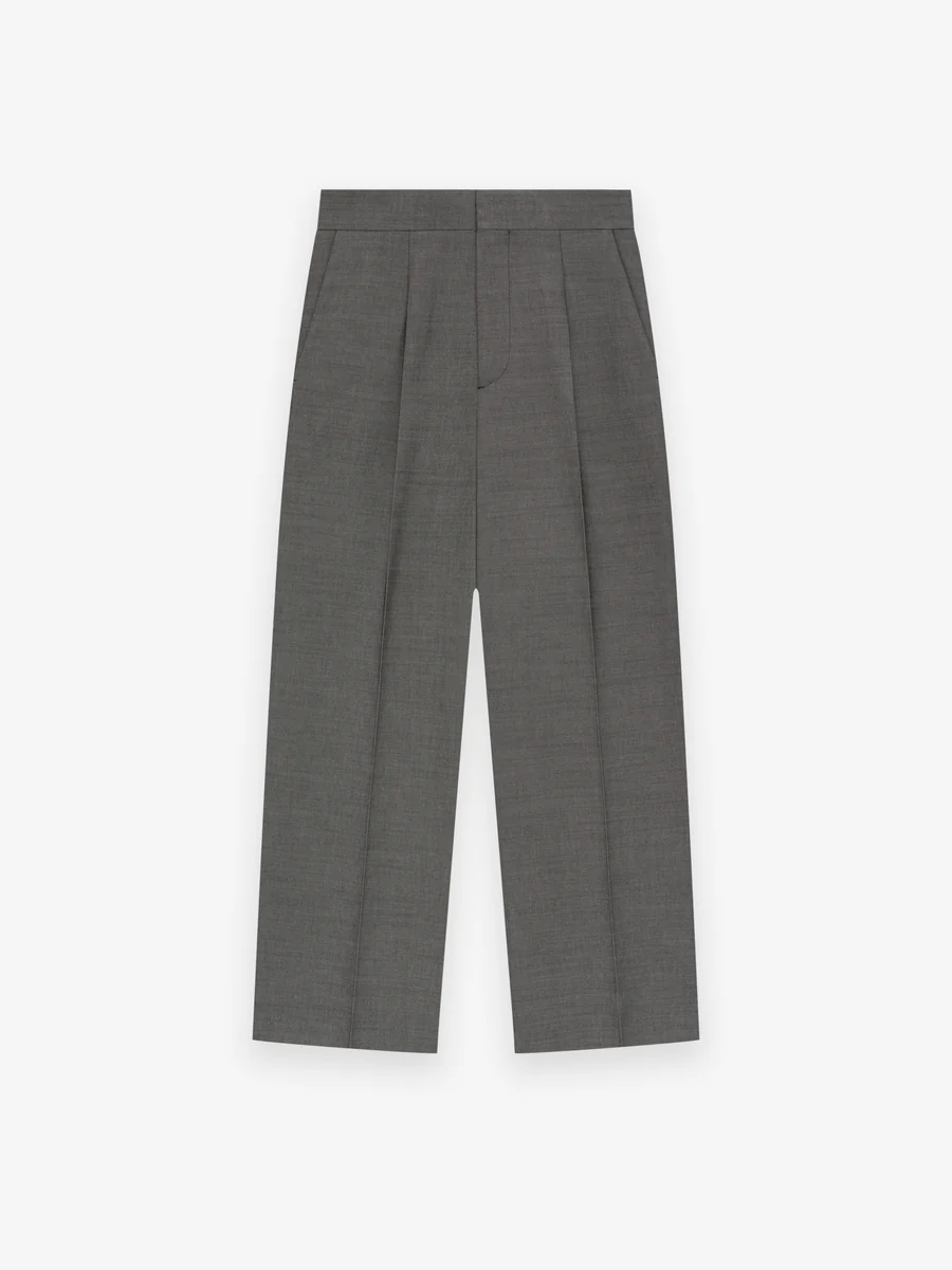 Double Cotton Wool Wide Leg Trousers Double Cotton Wool Wide Leg Trousers